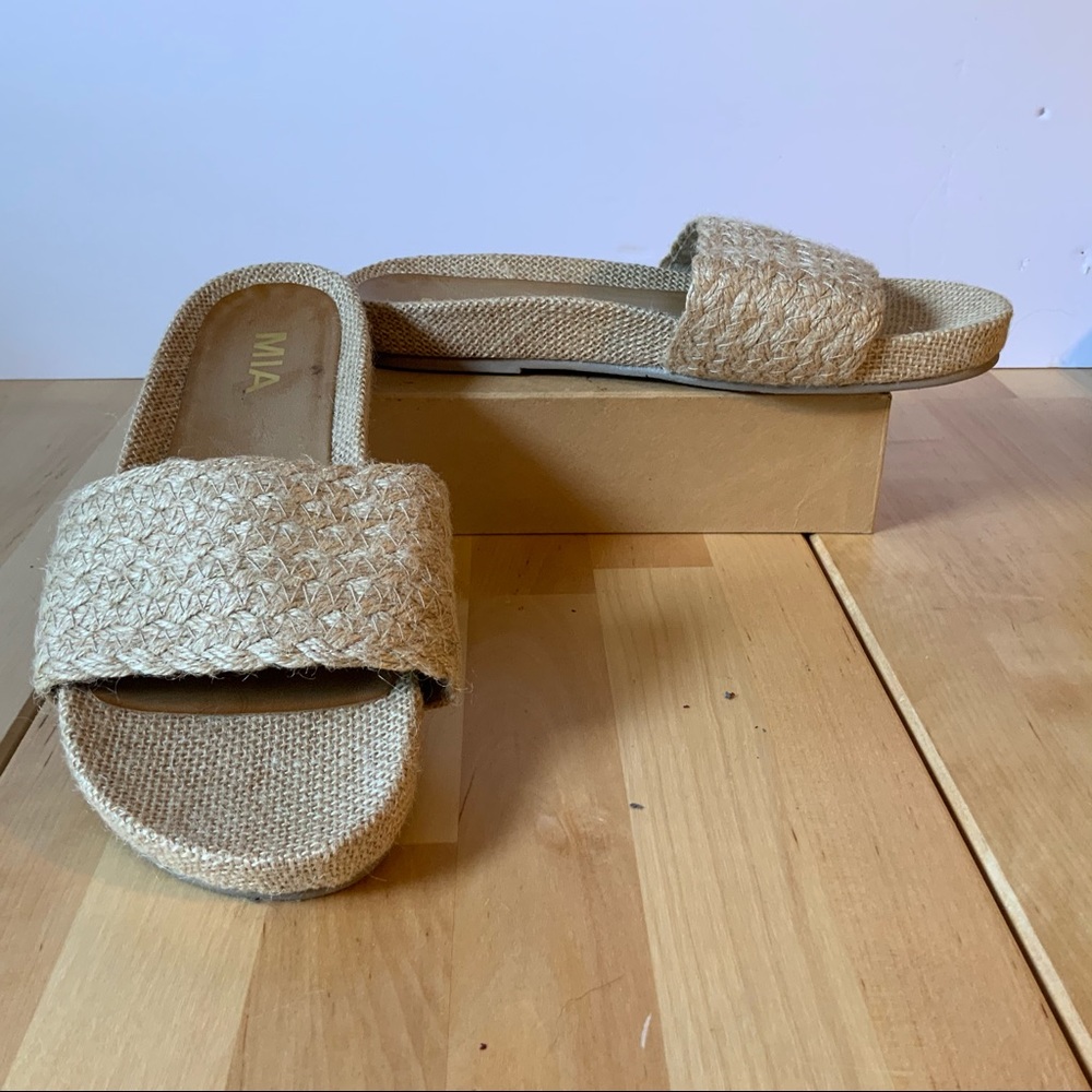 Beach Burlap Sandals